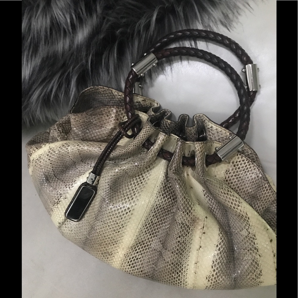 Michael‎ Kors Snakeskin Skorpios Ring Hobo